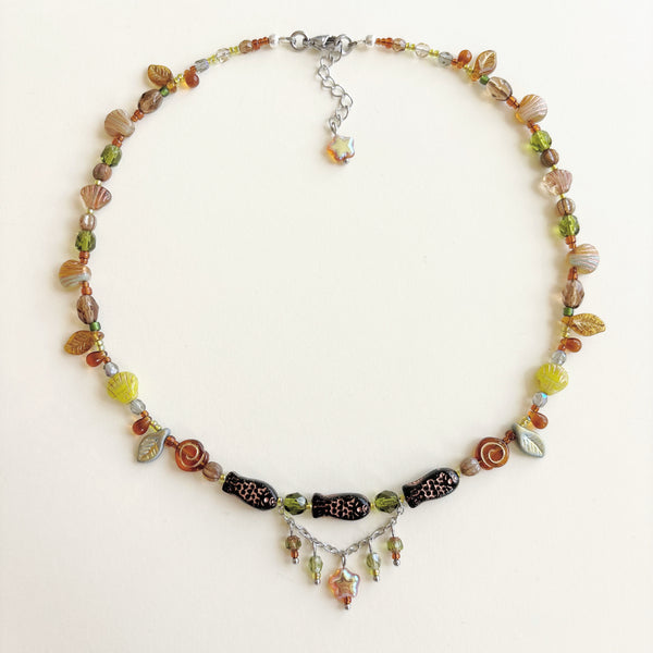 Forest stream necklace