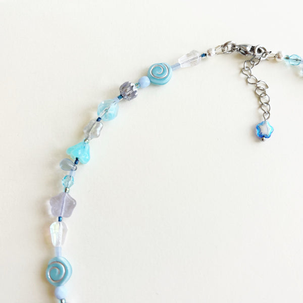 Blue star necklace
