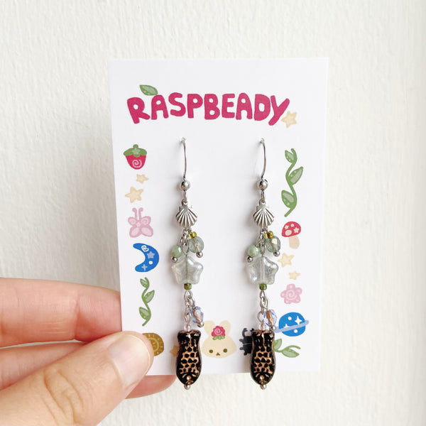 Fishy dangle earrings