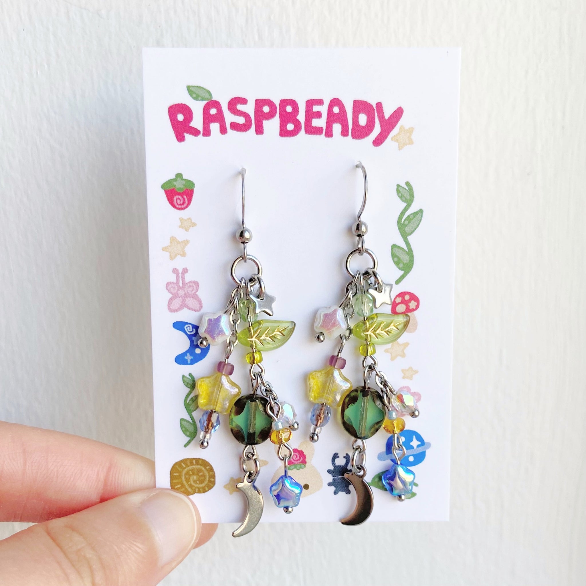 Magical forest earrings