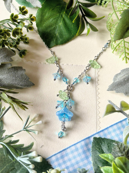 Forget-me-not necklace