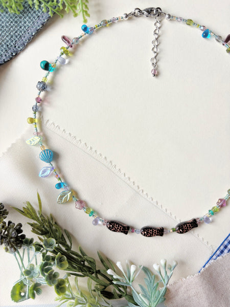 Fish friends necklace