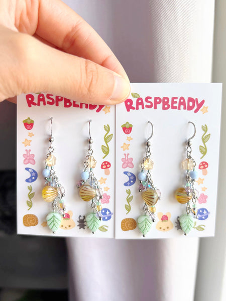 Pastel shell earrings