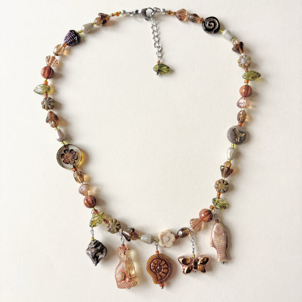 Museum exhibit necklace