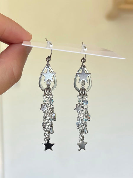Meteor shower earrings