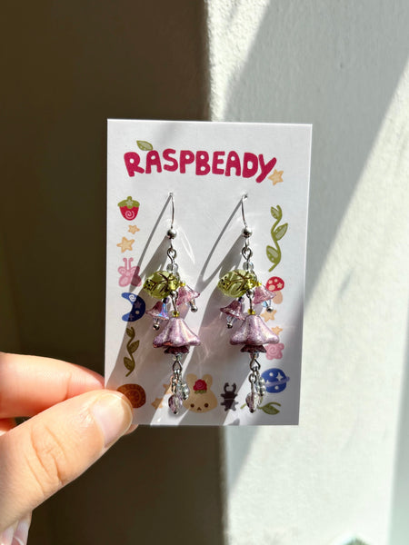 Violet earrings
