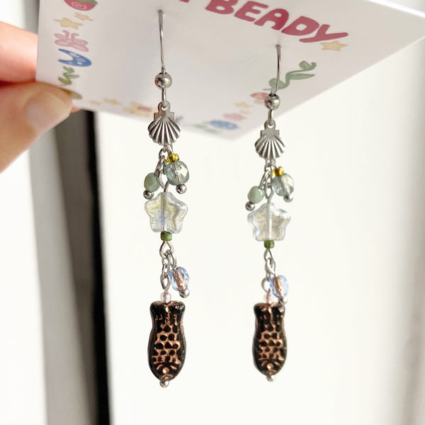 Fishy dangle earrings