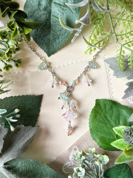 Morning glory necklace
