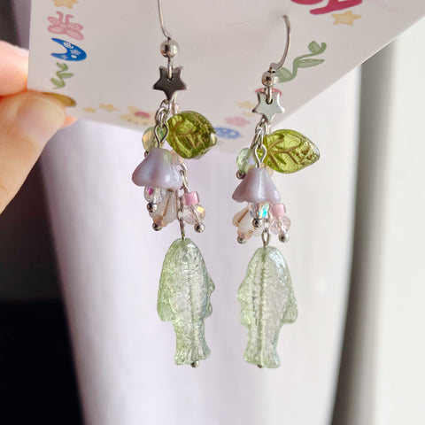 River fairy earrings