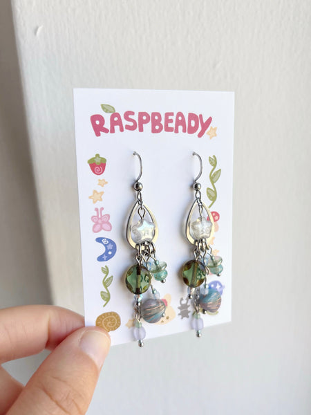 Seaworn beach earrings