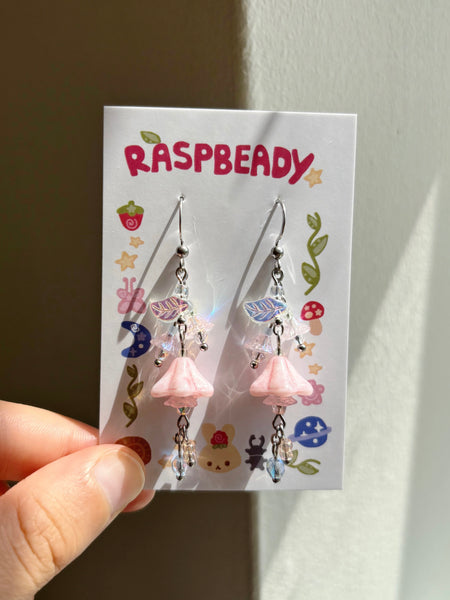 Foxglove earrings