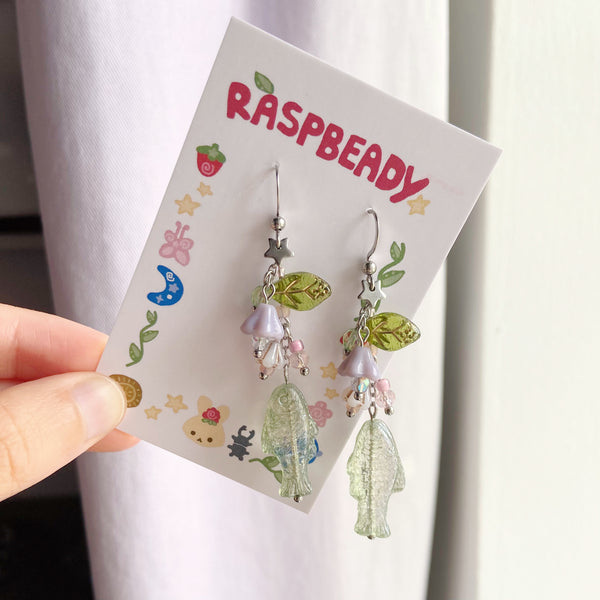 River fairy earrings