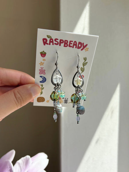 Seaworn beach earrings