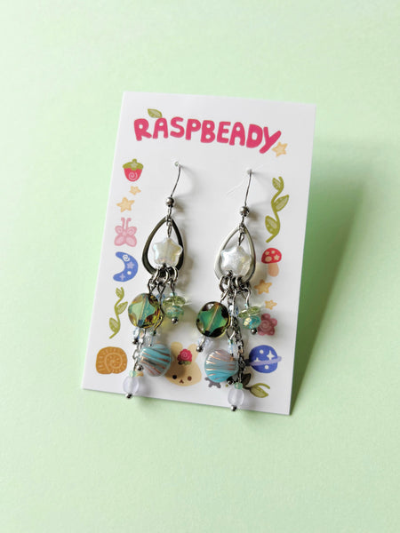 Seaworn beach earrings