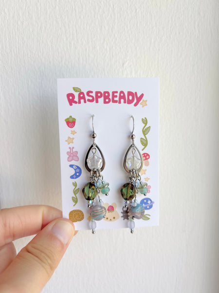 Seaworn beach earrings