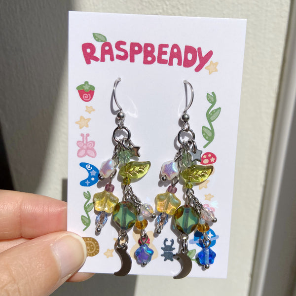 Magical forest earrings