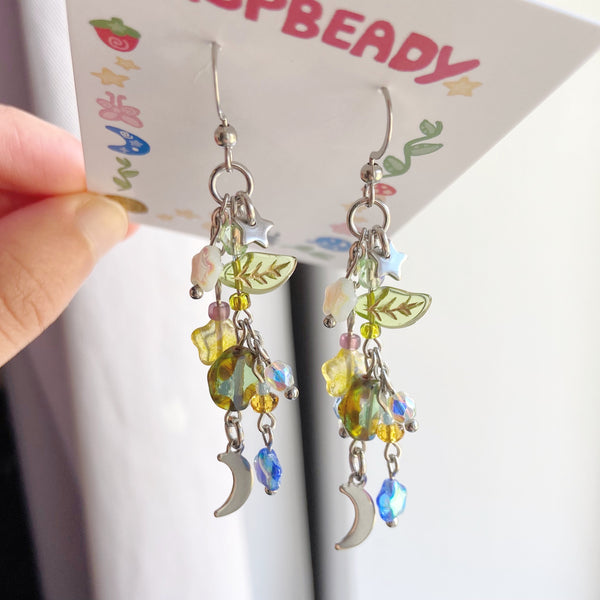 Magical forest earrings