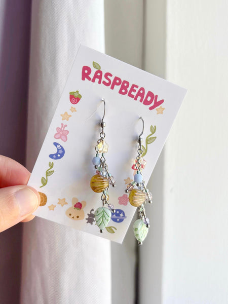 Pastel shell earrings