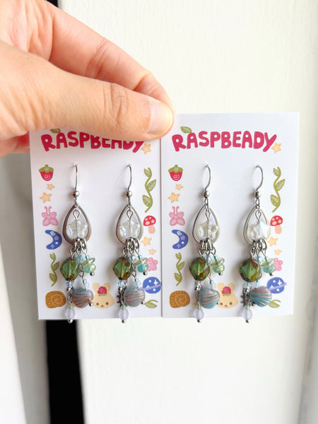 Seaworn beach earrings