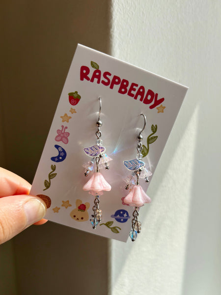 Foxglove earrings