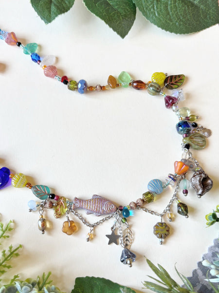 Coral reef necklace
