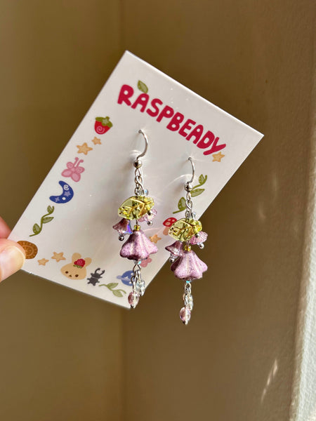 Violet earrings