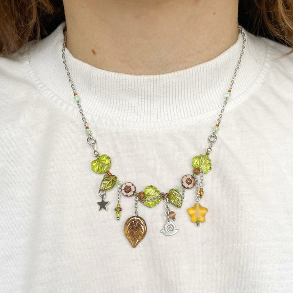 Snail friend necklace