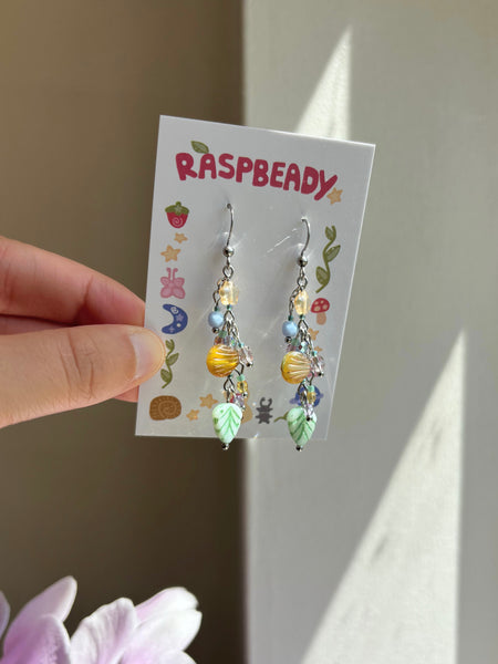 Pastel shell earrings