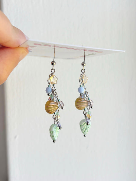 Pastel shell earrings