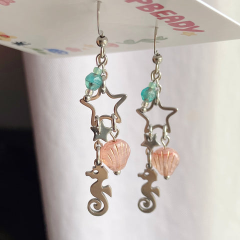 Mermaid earrings