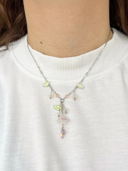 Morning glory necklace