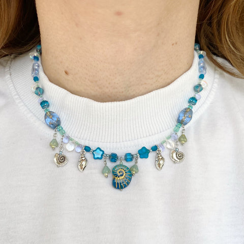 Blue shores necklace