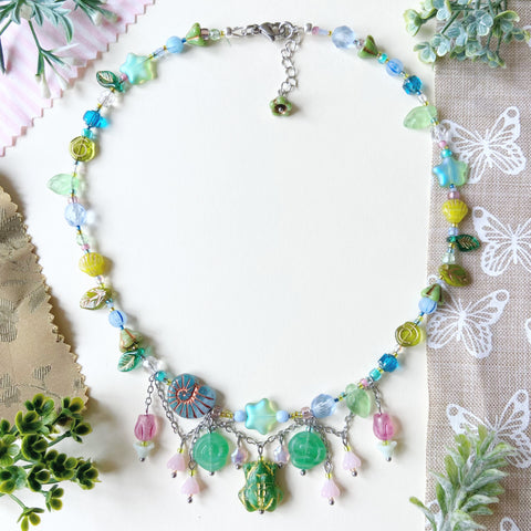 Frog pond necklace