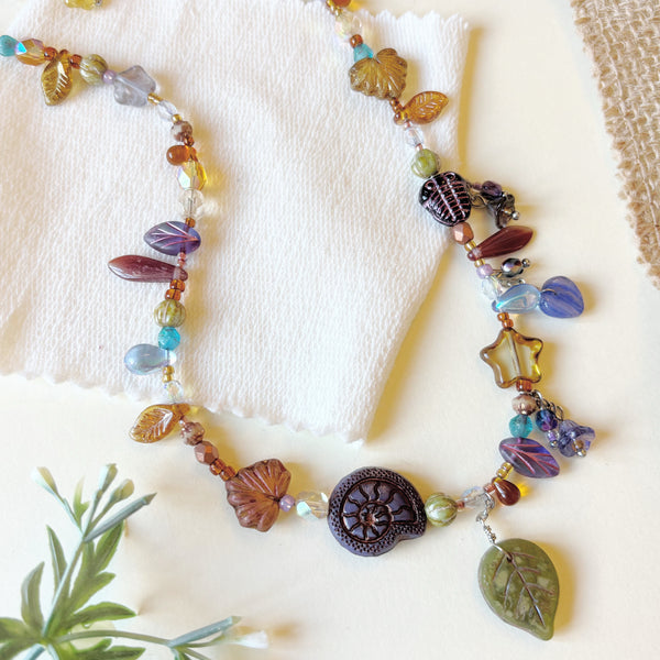 Paleontology necklace