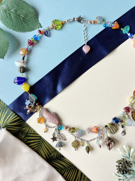 Coral reef necklace