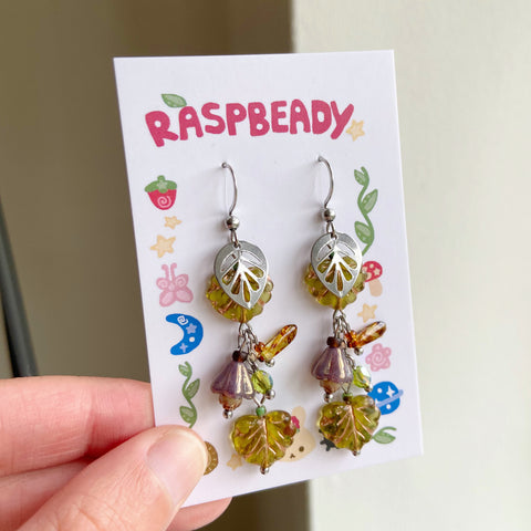 Falling leaves earrings