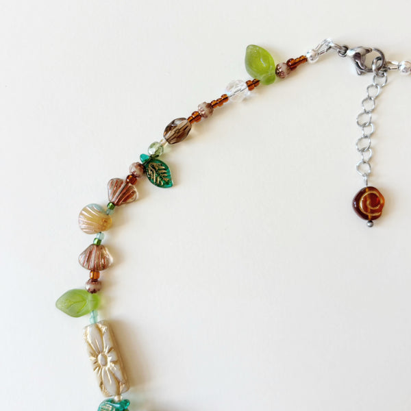 Brown trout necklace