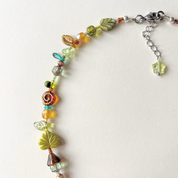 Natural world necklace