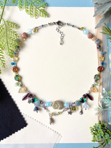 Beach treasures necklace