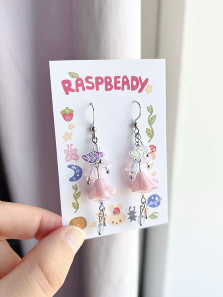 Foxglove earrings