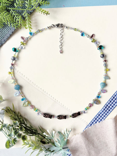 Fish friends necklace