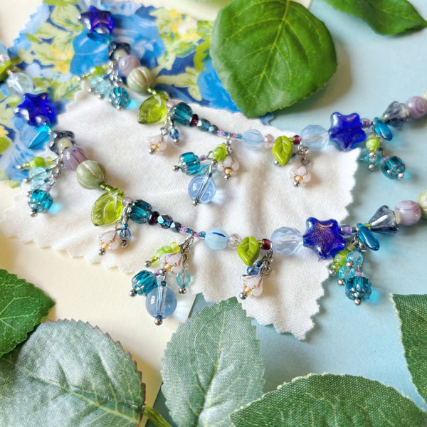 Blueberry picnic necklace