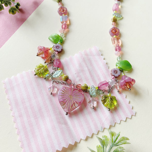 Strawberry valentine necklace