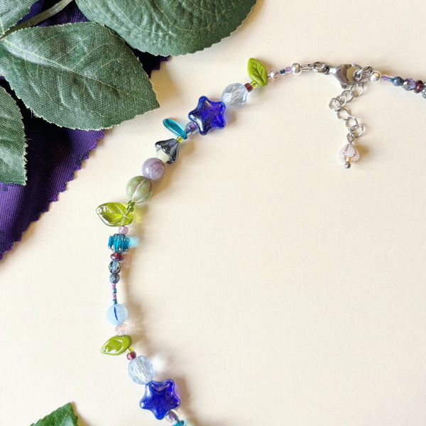 Blueberry picnic necklace