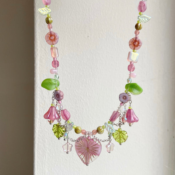 Strawberry valentine necklace