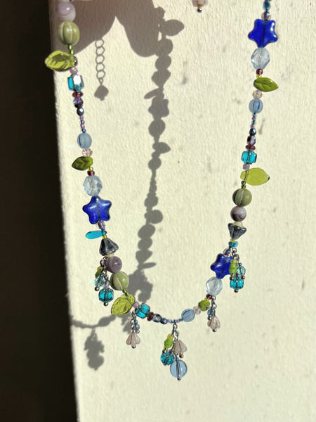 Blueberry picnic necklace