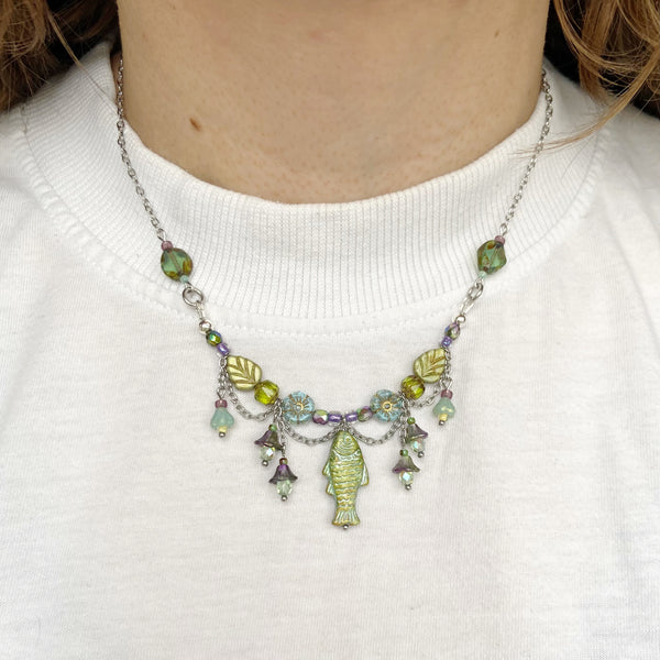 Fairytale pond necklace