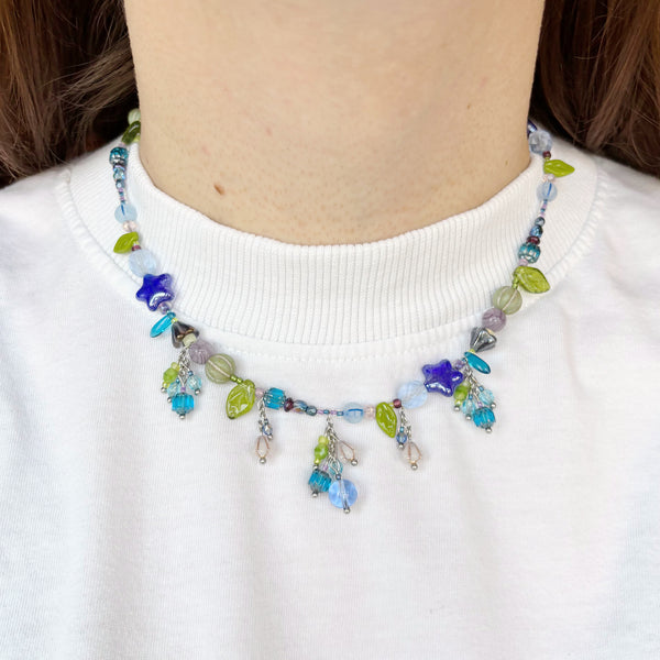 Blueberry picnic necklace