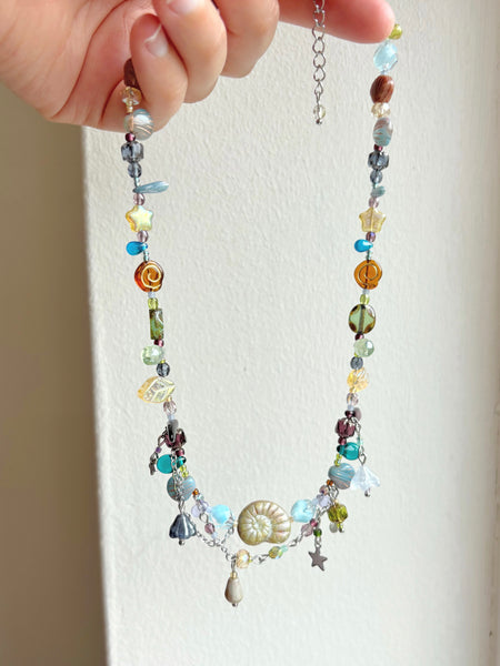 Beach treasures necklace