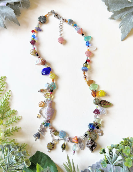 Coral reef necklace